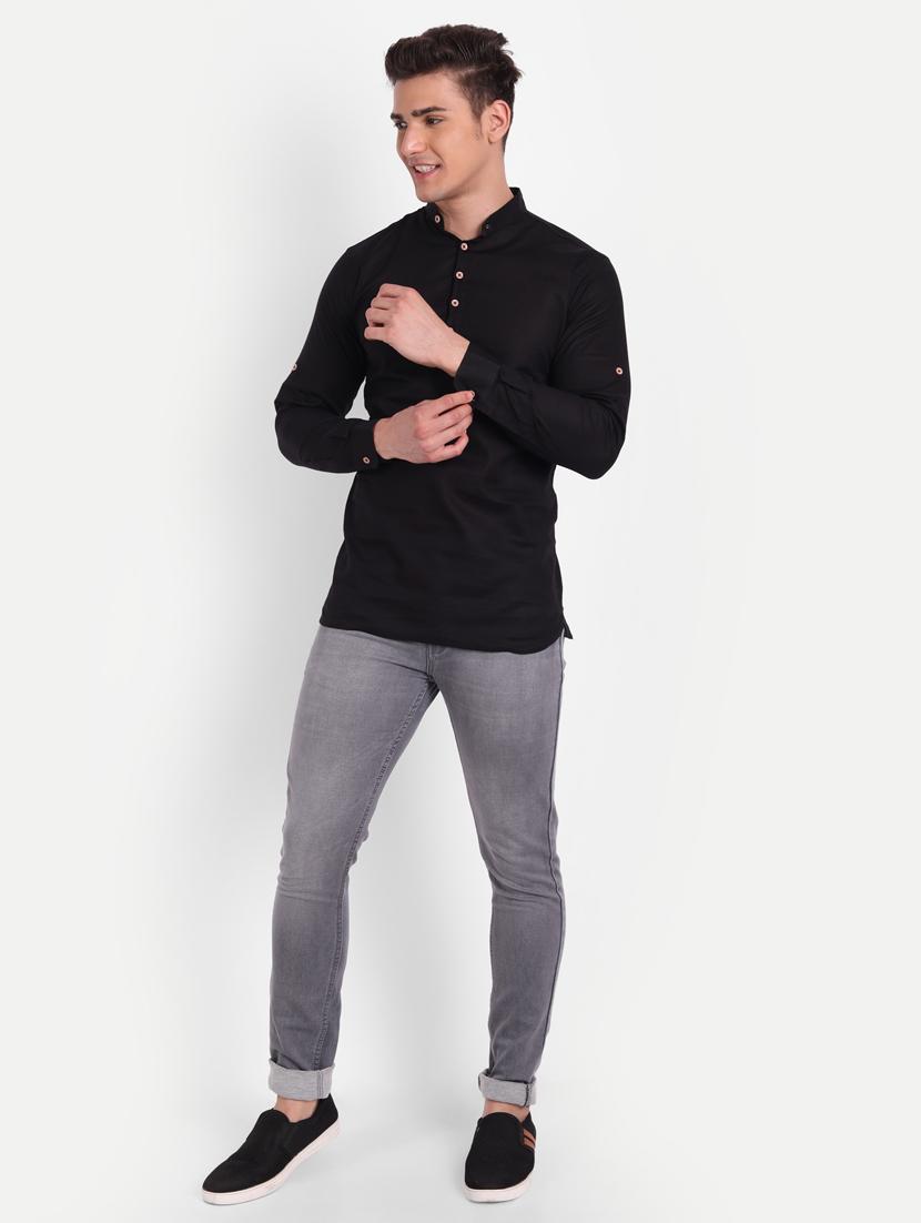 pack of 2 solid short kurta - 18719214 - Standard Image - 7
