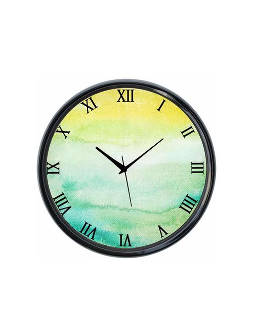 plastic wall clock round home fancy big size latest antique design ticking movement clock-plastic-black-rnd-shw0613-e - 18719689 - Very Small Image - 1
