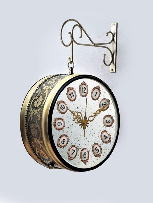 vintage double sided station wall clock  - 18719972 - Very Small Image - 1