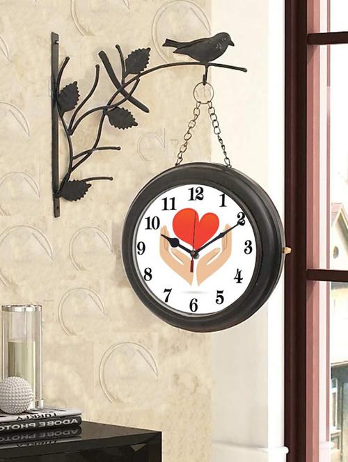 round shape digital display wall clock - 18720050 - Very Small Image - 1