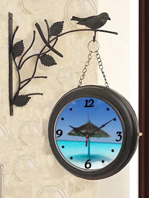round shape digital display wall clock - 18720246 - Very Small Image - 1