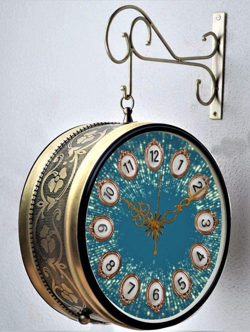 vintage double sided station clock - 18720405 - Very Small Image - 1