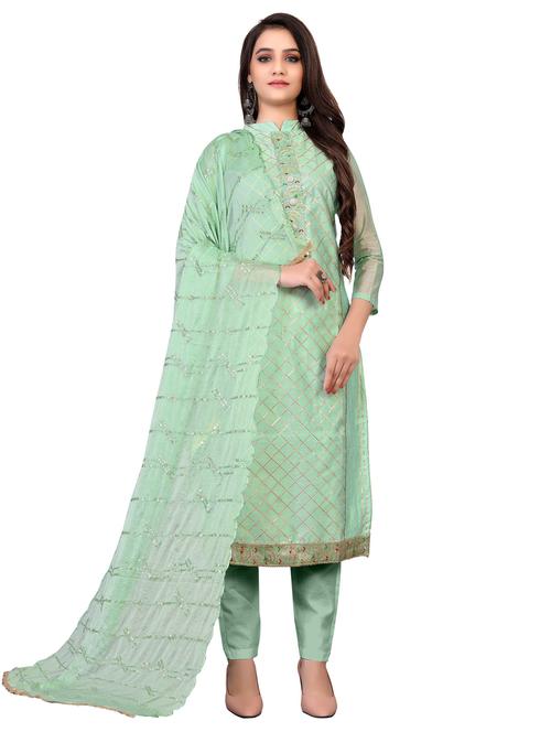  unstitched salwar suit - 18720960 - Very Small Image - 1