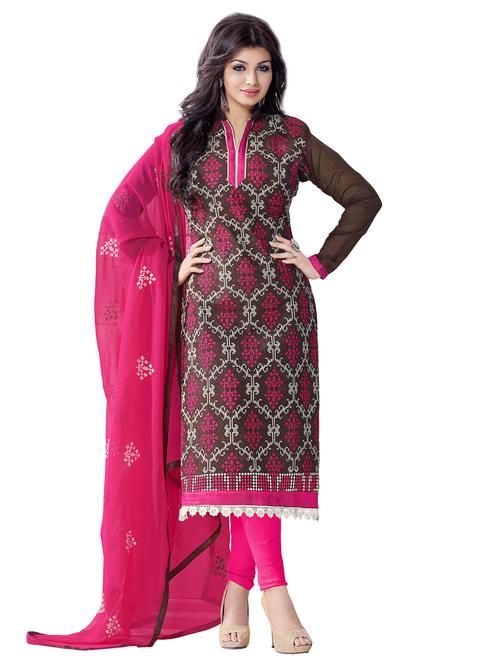 unstitched salwar suit - 18721245 - Very Small Image - 1