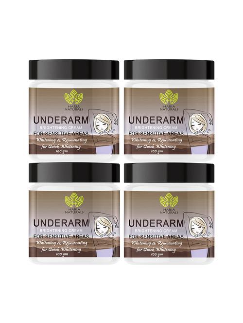 haria naturals 100% effective underarm crèam removes dark spots, evens out skin tone & nourishes skin 400gms - 18721541 - Very Small Image - 1
