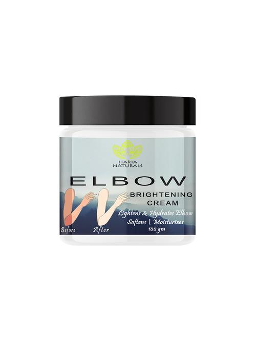 haria naturals 100% effective elbow crèam removes dark spots, evens out skin tone & nourishes skin 100gms - 18721673 - Very Small Image - 1