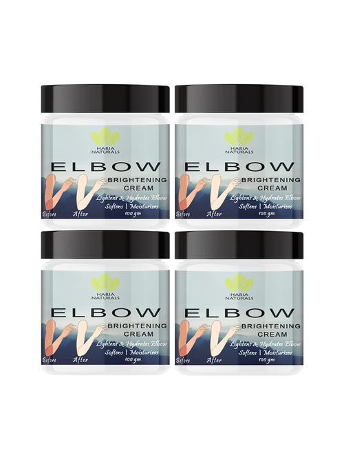 haria naturals 100% effective elbow crèam removes dark spots, evens out skin tone & nourishes skin 400gms - 18721676 - Very Small Image - 1