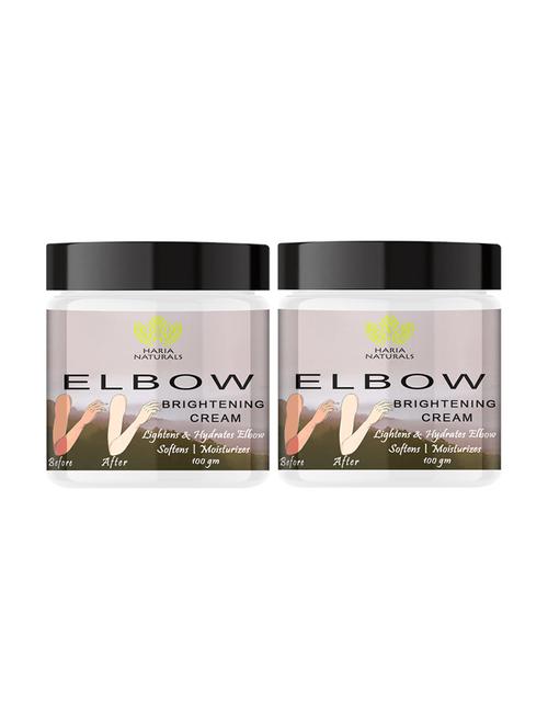 haria naturals 100% effective elbow crèam removes dark spots, evens out skin tone & nourishes skin 200gms - 18721678 - Very Small Image - 1