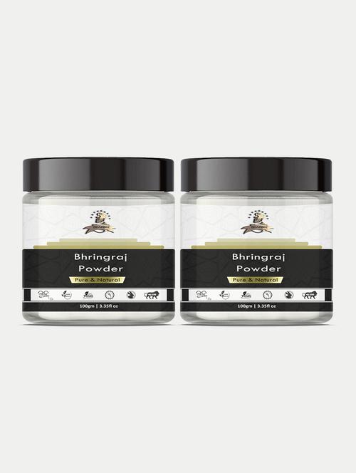 beardox 100% pure & natural bhringraj powder reduces fine lines, wrinkles & patchy skin, promotes healthy hair growth - 18721840 - Very Small Image - 1