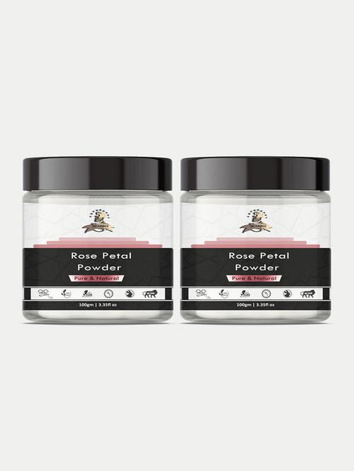 beardox 100% pure & natural rose petal powder reduce ageing effects, maintains skin tone & cleanses and nourishes skin - 18721944 - Very Small Image - 1