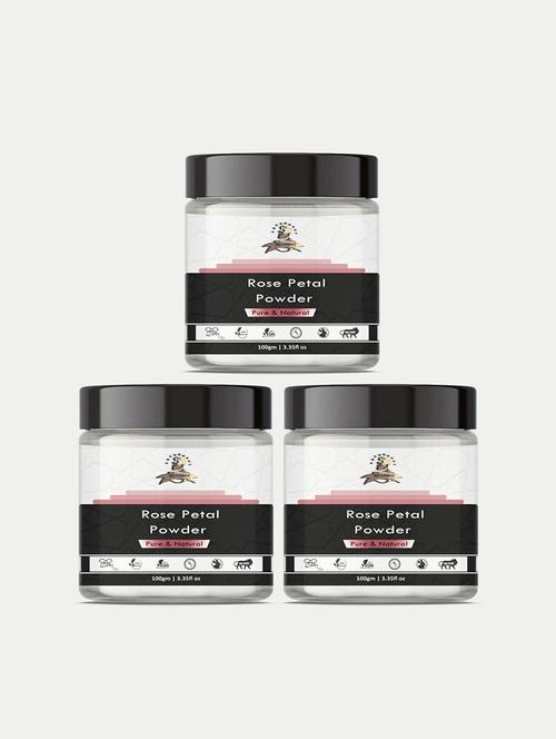 beardox 100% pure & natural rose petal powder reduce ageing effects, maintains skin tone & cleanses and nourishes skin - 18721945 - Very Small Image - 1