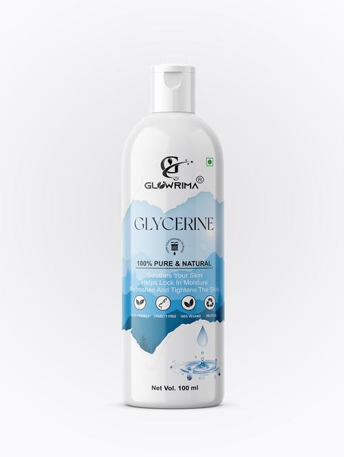 glowrima 100% natural glycerine for cleansing & refreshing skin pore tightening 100ml (pack of 1) - 18722484 - Very Small Image - 1