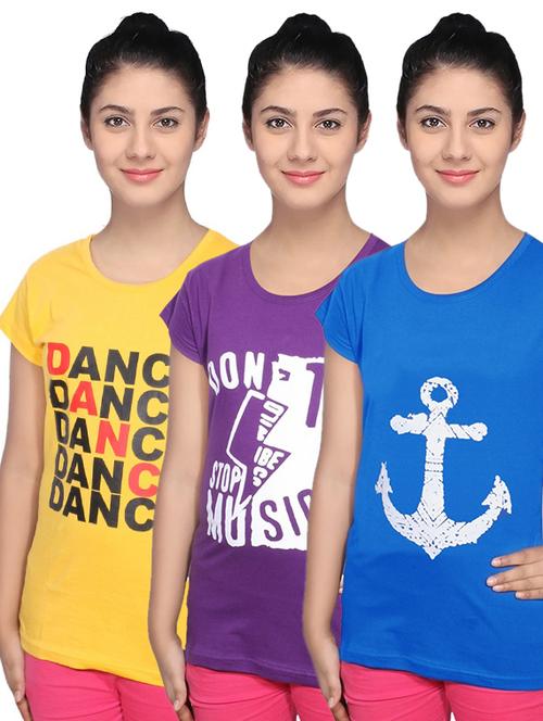 pack of 3 round neck regular tee - 18731224 - Very Small Image - 1