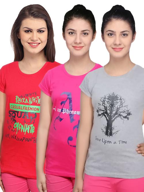 pack of 3 round neck regular tee - 18731322 - Very Small Image - 1