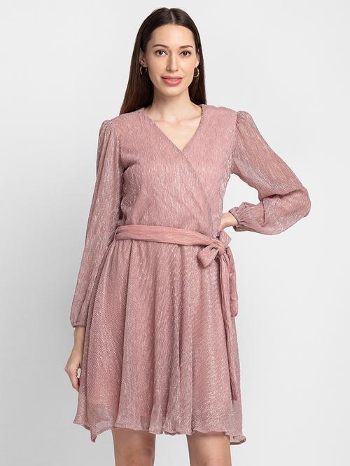 women's wrap mini dress - 18734527 - Very Small Image - 1