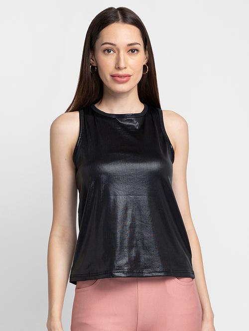 women's tank top shoulder strap top - 18734556 - Very Small Image - 1