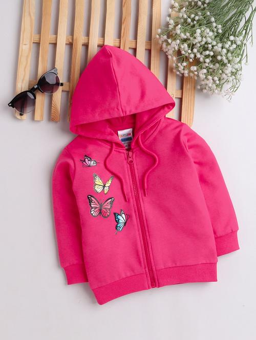 placement print hood neck sweatshirt - 18736621 - Very Small Image - 1