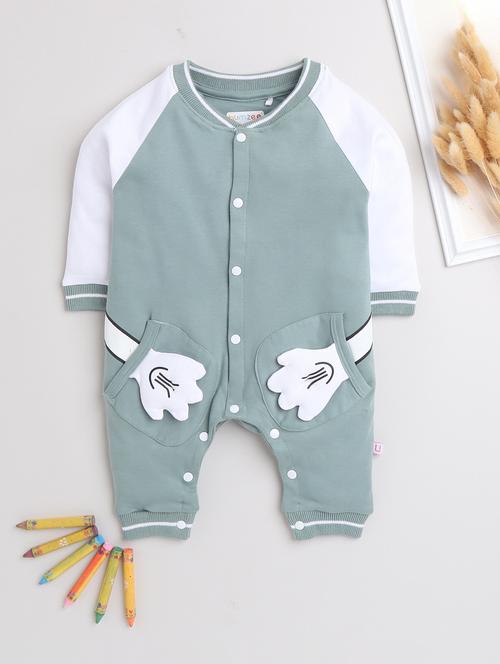 green patchwork rompers - 18736629 - Very Small Image - 1