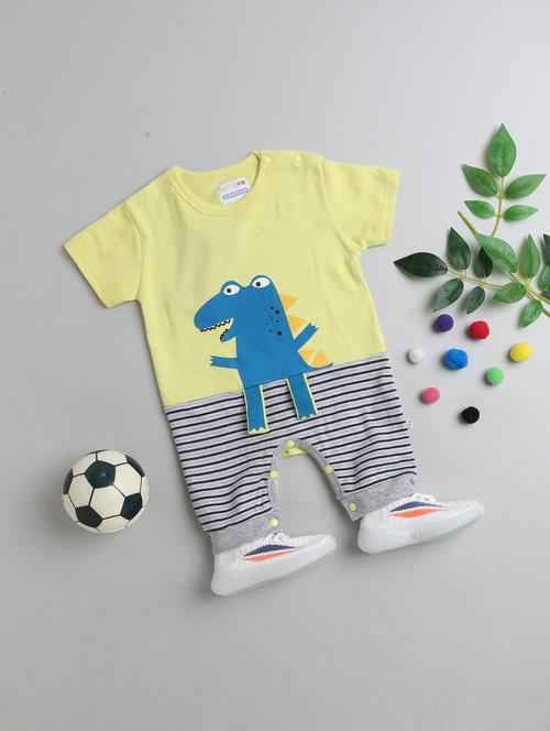 yellow patchwork rompers - 18736656 - Very Small Image - 1