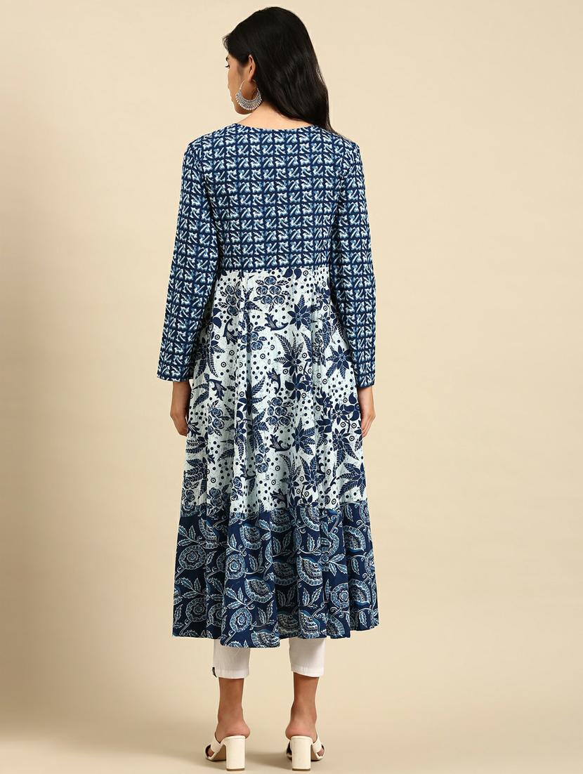 women's flared kurta - 18736714 - Standard Image - 2