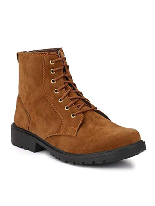 men tan lace up boots - 18736897 - Very Small Image - 1