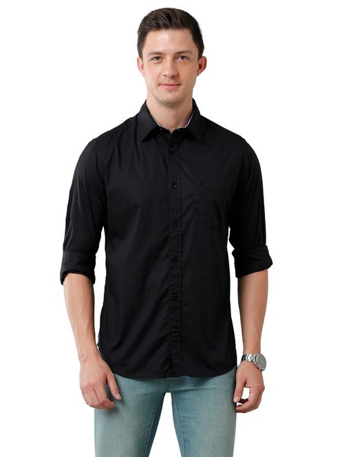 mens solid casual shirt - 18738085 - Very Small Image - 1