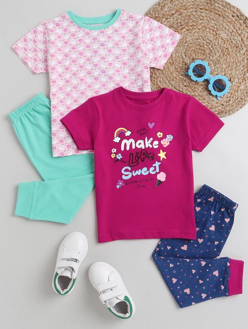 girls nightwear combo - 18738994 - Very Small Image - 1