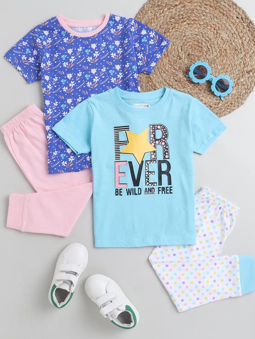 girls nightwear combo - 18738995 - Very Small Image - 1