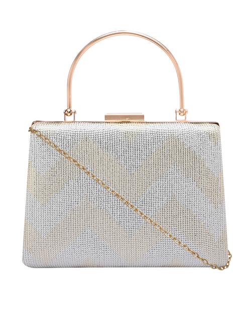 silver embellished regular clutch - 18750803 - Very Small Image - 1