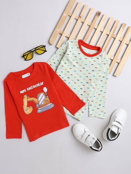 boys pack of 3 printed t-shirt  - 18753144 - Very Small Image - 1