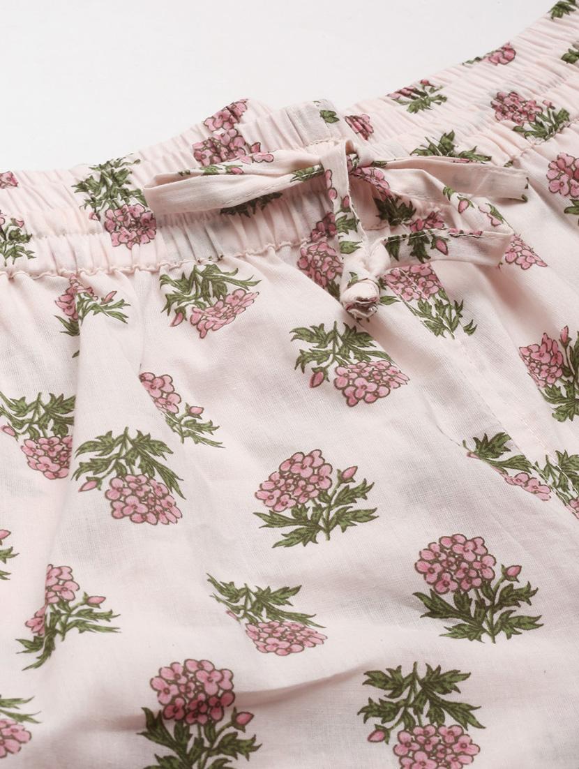 printed nightwear shorts set - 18754244 - Zoom Image - 4