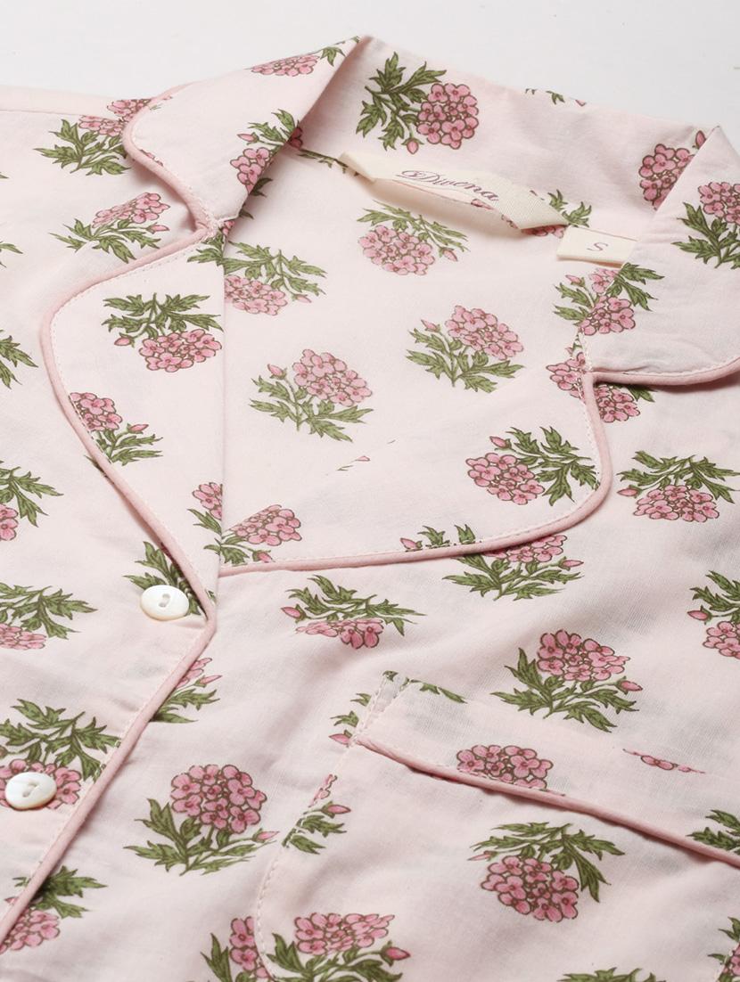 printed nightwear shorts set - 18754244 - Standard Image - 5