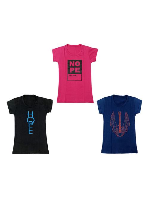 boys round neck combo t shirt - 18759945 - Very Small Image - 1