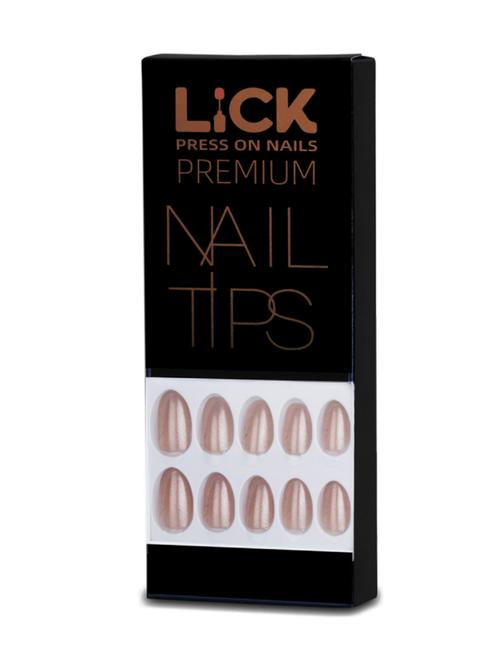 lick 24 pcs acrylic artificial/false stick on nails extension with application kit - 18760783 - Very Small Image - 1