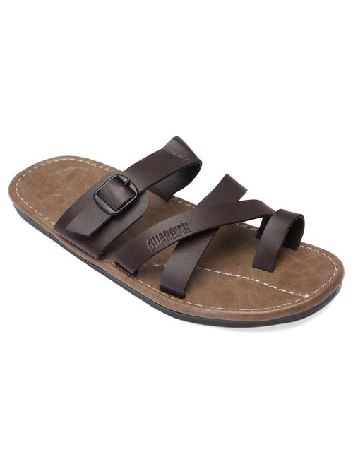 brown slip on sandal - 18765666 - Very Small Image - 1