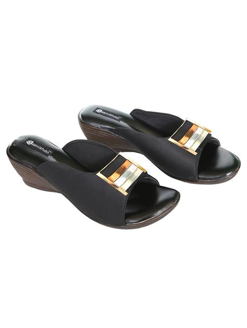 black slip on wedge - 18766262 - Very Small Image - 1