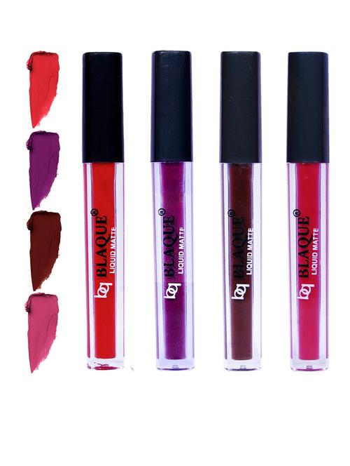 matte liquid lipstick combo of 4 lip color # 101-103-106-108 - 18766727 - Very Small Image - 1