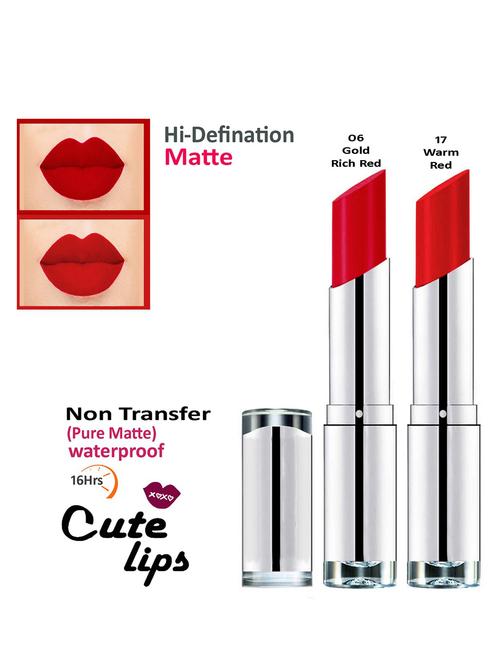 nontransfer matte lipstick combo of 2 - 18766984 - Very Small Image - 1