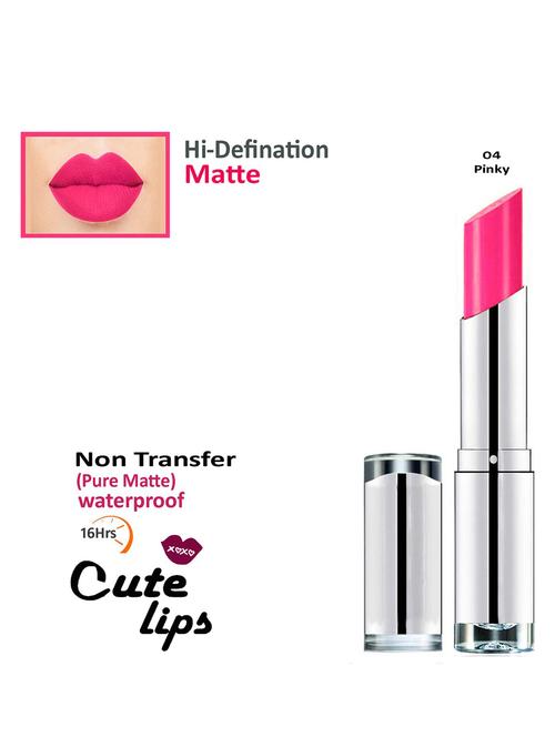 b. berry non transfer long lasting matte lipstick 2.4 gm - # 04 pinky - 18767080 - Very Small Image - 1