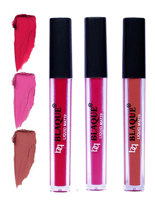 matte liquid lipstick combo of 3 lip color # 104-110-113 - 18767158 - Very Small Image - 1