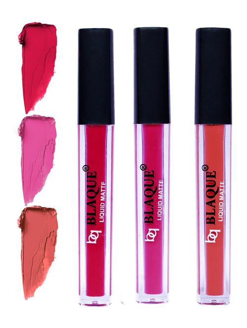 matte liquid lipstick combo of 3 lip color # 104-110-112 - 18767197 - Very Small Image - 1