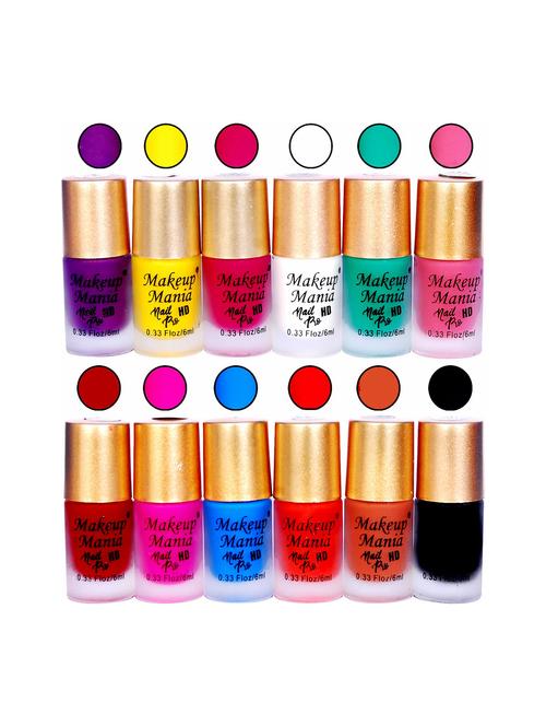 nail polish set::nail polish combo::nail polish::nail paint::matte nail polish - 18767994 - Very Small Image - 1