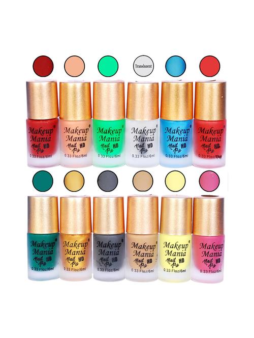 nail polish set::nail polish combo::nail polish::nail paint::matte nail polish - 18768158 - Very Small Image - 1