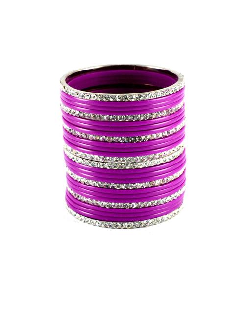rani coloured stone acrylic bangle with very extra large size - 18768369 - Very Small Image - 1