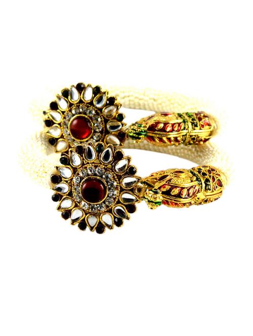 white stone acrylic-brass bangle - 18768426 - Very Small Image - 1