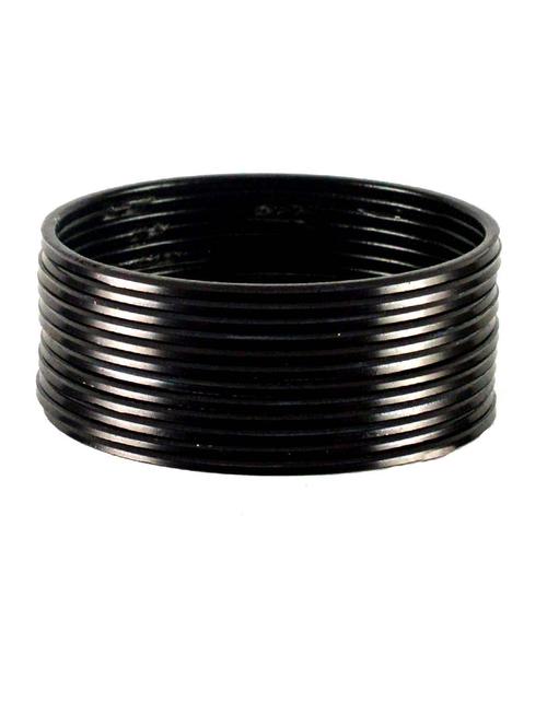 black coloured plain brass bangle  - 18768506 - Very Small Image - 1