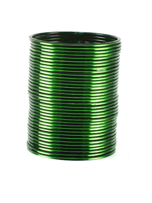 green coloured plain brass bangle - 18768602 - Very Small Image - 1