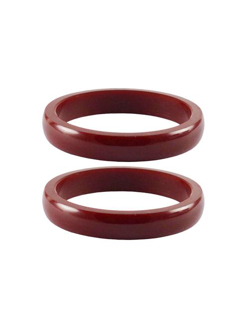 maroon plain acrylic bangle with very extra large size - 18769274 - Very Small Image - 1