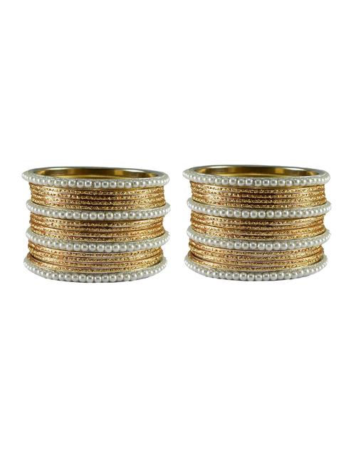 golden moti  brass bangle - 18769510 - Very Small Image - 1