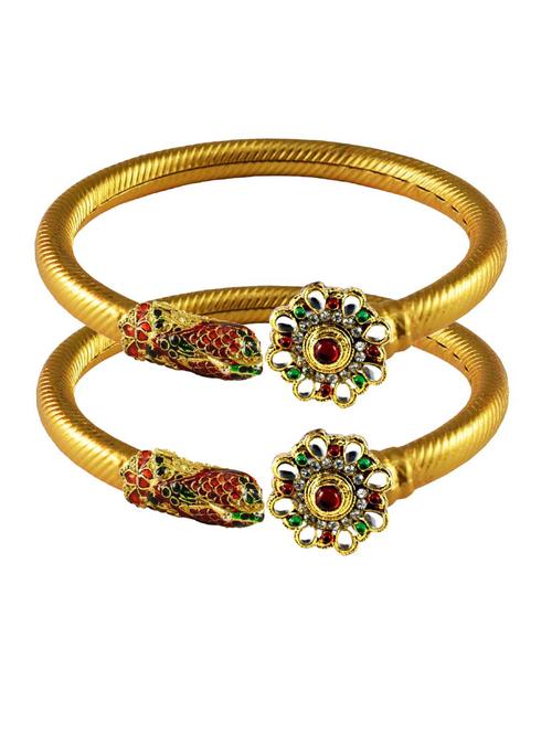 golden stone brass bangle - 18769571 - Very Small Image - 1